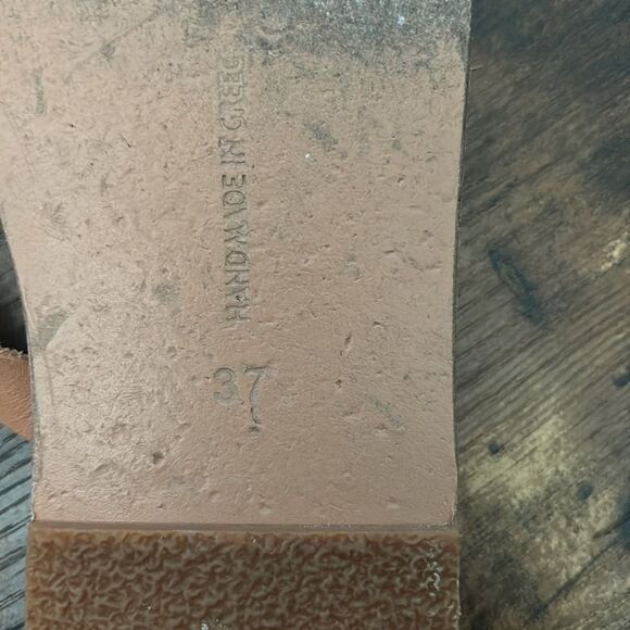 Ancient Phaedra Greek Sandals Phaedra Slip-On Sandals in Natural Size 37 - Picture 9 of 9